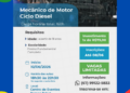 SENAI-MS está com inscrições abertas para curso de Mecânico de Motor Ciclo Diesel em Costa Rica até a segunda-feira 8