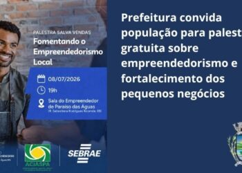 Empreendedorismo: Prefeitura, ACIASPA e Sebrae realizam palestra gratuita nesta quarta-feira para fortalecer pequenos negócios