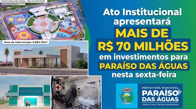 Crescimento Histórico: Prefeito Ivan Xixi e Governo do Estado anunciam pacote de R$ 70 milhões em obras e maquinários nesta sexta-feira