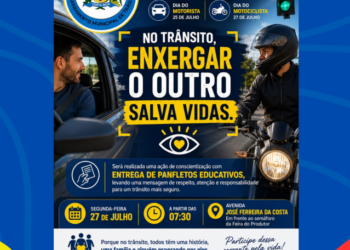 DEMUTRAN realiza blitz educativa em homenagem ao Dia do Motorista e do Motociclista em Costa Rica