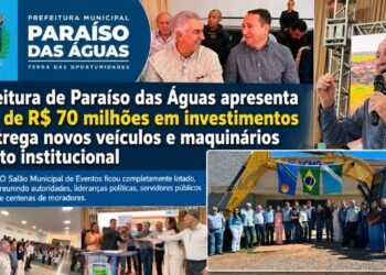 Recorde Histórico: Com Salão Municipal lotado, prefeito Ivan Xixi oficializa megapacote de R$ 70 milhões e renova frota pública