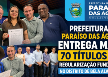 Prefeitura de Paraíso das Águas entrega 70 títulos de regularização fundiária no distrito de Bela Alvorada