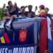 Espanha celebra bicampeonato mundial com desfile para mais de 1 milhão de pessoas em Madri