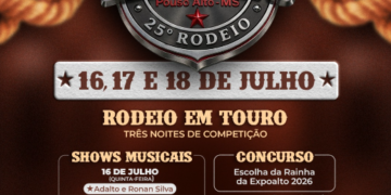 Cultura Sertaneja: Com rodeio em touros e entrada franca, Expoalto 2026 divulga programação oficial de shows no distrito