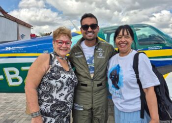 Piloto aquidauanense inicia volta ao mundo a bordo do “Brasileirinho”