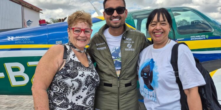 Piloto aquidauanense inicia volta ao mundo a bordo do “Brasileirinho”