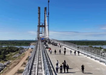 ‘Beijo’ fica pronto em MS e Brasil encontra Paraguai com Ponte da Rota Bioceânica