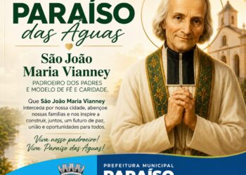 Paraíso das Águas celebra o Dia de São João Maria Vianney, Padroeiro do Município