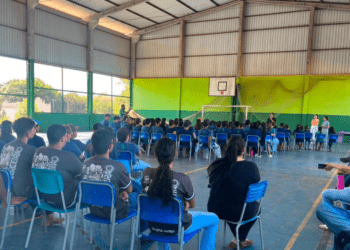 Prefeitura de Camapuã realiza palestra sobre saúde mental e higiene pessoal para estudantes