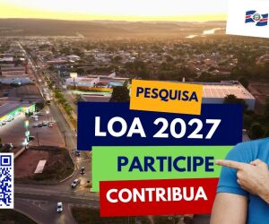Prefeitura de Coxim abre consulta pública para a elaboração da Lei Orçamentária Anual (LOA) de 2027
