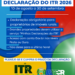 Declaração do ITR 2026 tem início em 10 de agosto com obrigatoriedade de novo canal digital para parte dos contribuintes