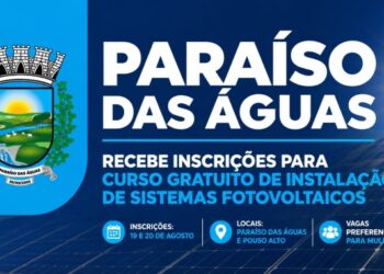 Paraíso das Águas abre inscrições para curso gratuito de instalação de sistemas fotovoltaicos voltado a mulheres