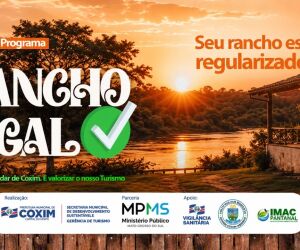 Rancho Legal: Coxim inicia cadastramento de ranchos e pousadas para fortalecer turismo, segurança e economia local