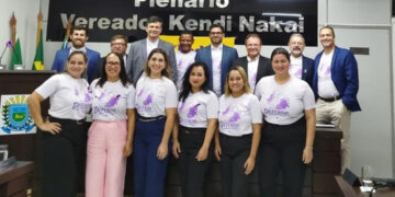 Vereadores aderem ao Agosto Lilás e reforçam combate à violência contra a mulher em Paraíso das Águas