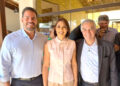 Reinaldo participa de reunião com  Flávio Bolsonaro e Michele no DF