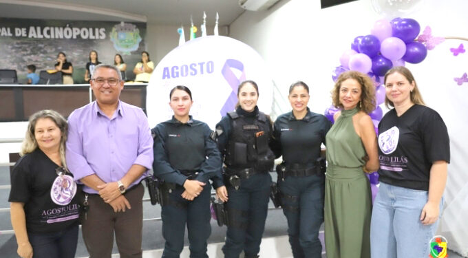 Agosto Lilás na Câmara de Alcinópolis reforça combate à violência contra a mulher