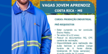 Oportunidade de trabalho: Casa do Trabalhador e Atvos promovem mutirão com mais de 20 vagas para Jovem Aprendiz em Costa Rica