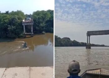 MS decreta emergência em 3 cidades após colapso de ponte no Rio Taquari
