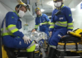 Equipe de resgate da Way-306 realiza parto de emergência dentro de viatura na MS-306 em Costa Rica