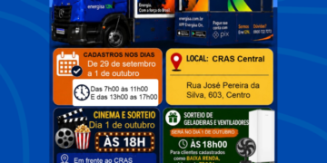 Costa Rica recebe ação do Programa Nossa Energia com serviços e orientações à população de 29 de setembro a 1º de outubro