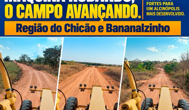 Prefeitura de Alcinópolis intensifica manutenção e recuperação de estradas rurais