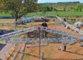 Empresas aceleram montagem da megaestrutura para o 5º Rodeio Fest de Figueirão