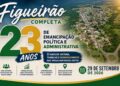 Figueirão comemora 23 anos de emancipação neste mês veja a programação