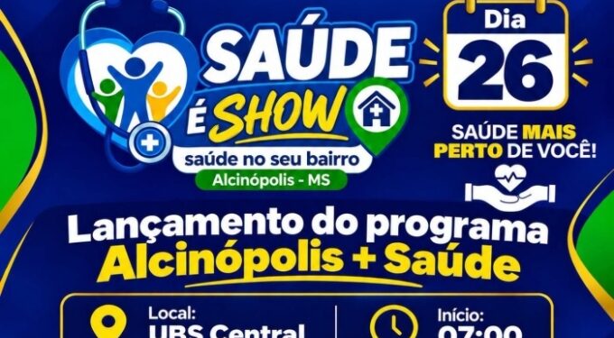 Alcinópolis lança programa de saúde com atendimentos gratuitos para adultos e crianças