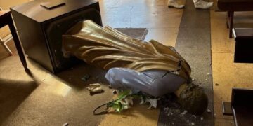 Homem que destruiu imagem histórica de São José em igreja de Cassilândia é detido e liberado após depoimento