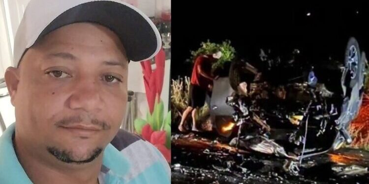 Motorista morre após invadir pista contrária e bater de frente com caminhonete na BR-158