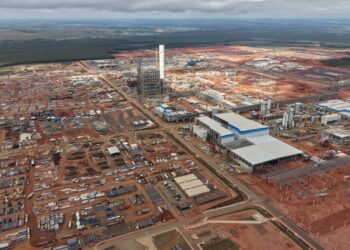 Fábrica da Arauco no MS entra em fase massiva de montagem industrial