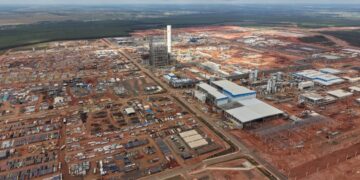 Fábrica da Arauco no MS entra em fase massiva de montagem industrial