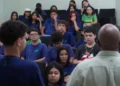 Cidadania e juventude: Câmara Municipal de Coxim lança projeto Parlamento Jovem na Escola Estadual Padre Nunes