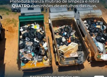 Saúde e limpeza urbana: Alcinópolis intensifica combate à dengue e retira quatro caminhões de entulhos em mutirão