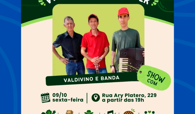 Economia local e lazer: Prefeitura de Costa Rica realiza Feira no Bairro Vale do Amanhecer nesta sexta-feira com hortifrúti, artesanato e show ao vivo