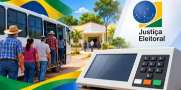Eleições 2026: Justiça Eleitoral confirma horários e rotas do transporte gratuito para o 2º Turno em Paraíso das Águas