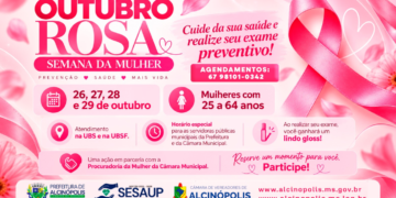 Outubro Rosa: Alcinópolis promove “Semana da Mulher” com exames preventivos e atendimento exclusivo para servidoras