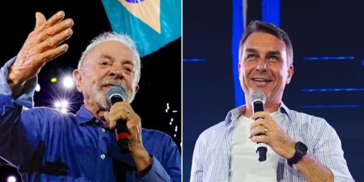 Flávio abre cinco pontos sobre Lula em primeira pesquisa após o 1º turno