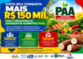 Agricultura familiar e assistência social: Costa Rica garante R$ 150 mil adicionais para expandir o Programa de Aquisição de Alimentos