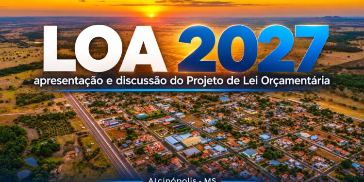Planejamento para 2027: Alcinópolis debate orçamento municipal em audiência pública nesta quinta-feira