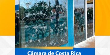 Segurança pública e patrimônio: Sede da Câmara Municipal de Costa Rica sofre ato de vandalismo durante a madrugada