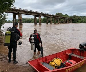 Segurança pública e resgate: Corpo de homem desaparecido no Rio Taquari é localizado pelo Corpo de Bombeiros em Coxim