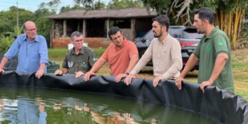 Intercâmbio técnico: Comitiva de Costa Rica visita Amambai para conhecer projetos de piscicultura e erva-mate