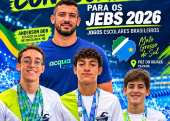Esporte de alto rendimento: Natação de Costa Rica representa Mato Grosso do Sul nos Jogos da Juventude CAIXA 2026