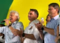 Ronaldo Caiado anuncia apoio a Flávio Bolsonaro no 2º turno