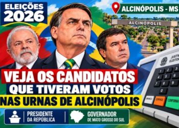 Veja os candidatos que tiveram votos nas urnas de Alcinópolis